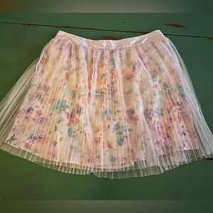 Lauren Conrad Pretty In Pleats Mini Skirt NEW Women’s Size L